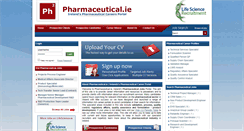 Desktop Screenshot of pharmaceutical.ie