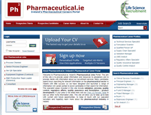 Tablet Screenshot of pharmaceutical.ie
