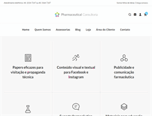 Tablet Screenshot of pharmaceutical.com.br
